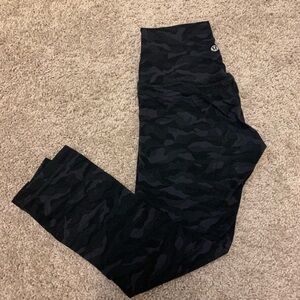 Lululemon Black Camo Leggings